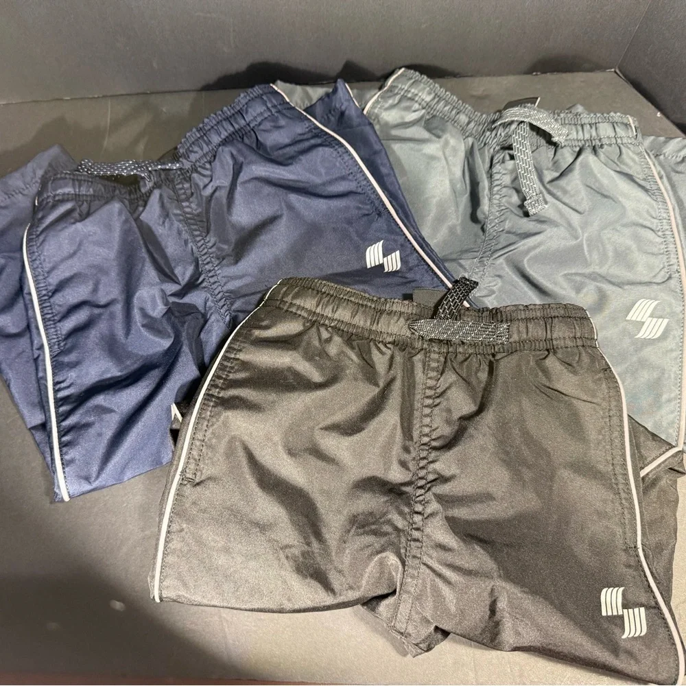 Place (The Children’s Place) Kids 3-Pack Active Pants - Navy, Gray & Black NWOT